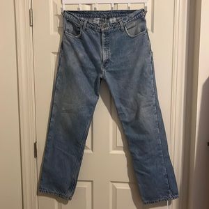 Vintage flannel-lined Carhartt Jeans